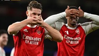 Hình ảnh cho bài Arsenal 4-0 Atletico Madrid: Hiệp 2 bùng nổ, Pháo thủ giữ mạch toàn thắng