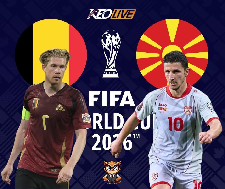 Belgium vs North Macedonia | Keolive