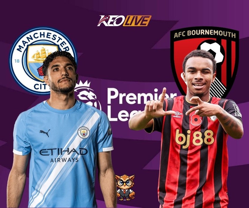 Cuộc đối đầu giữa Man City vs AFC Bournemouth | Keolive