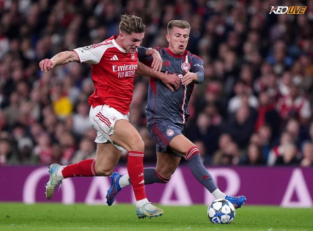 Arsenal hoàn toàn vượt trội so với đội khách | Keolive