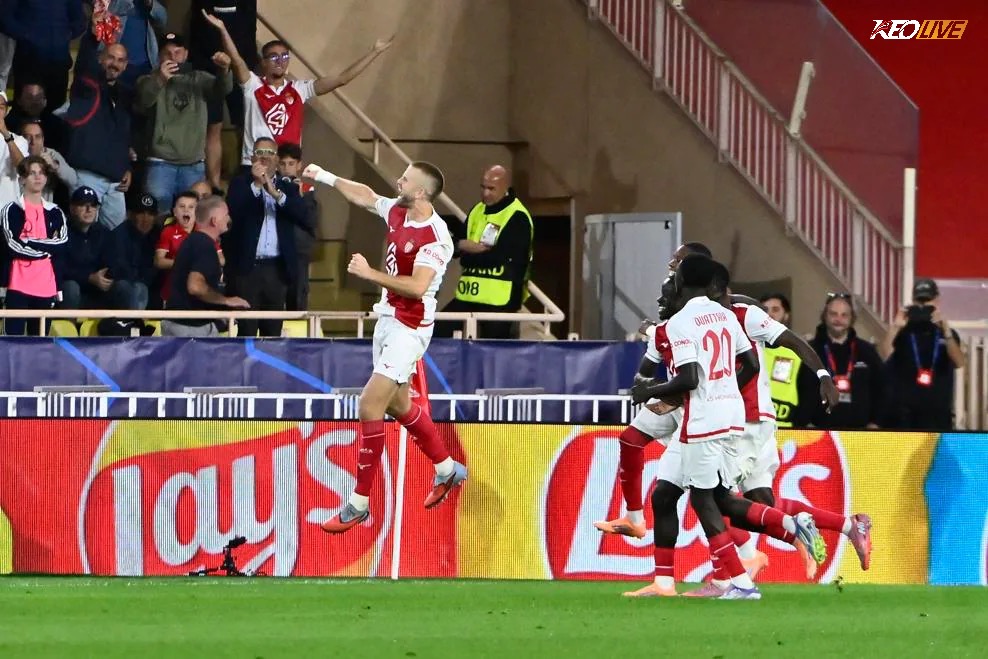 Dier ghi bàn ở phút bù giờ, giữ lại 1 điểm cho Monaco | Keolive