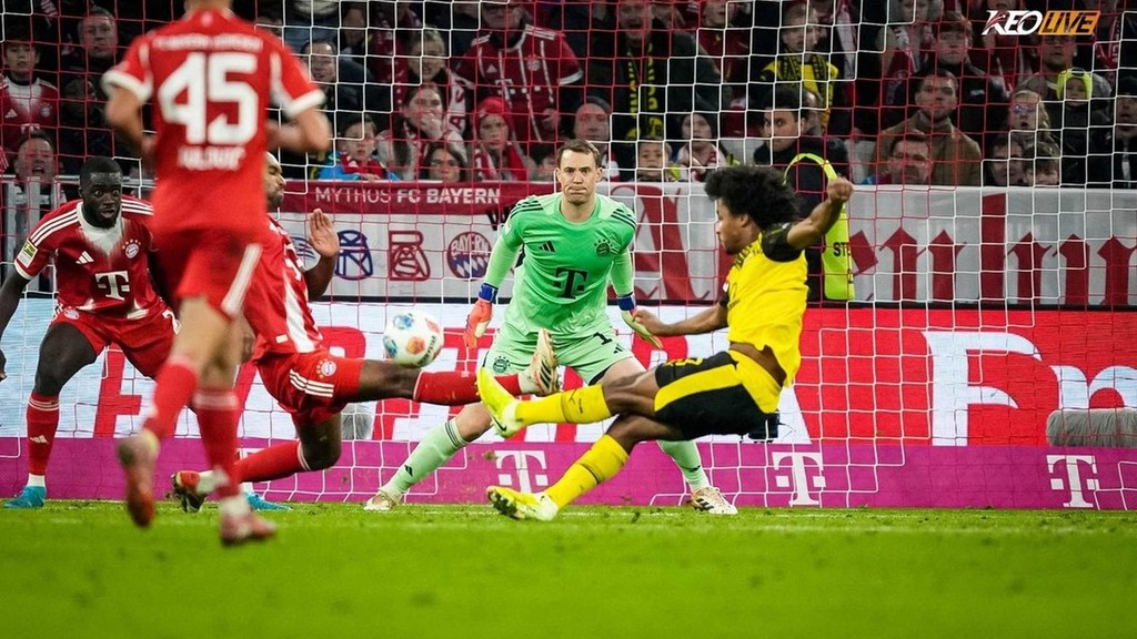 Dortmund đã thi đấu rất nỗ lực nhưng chưa đủ để có điểm trước Bayern | Keolive
