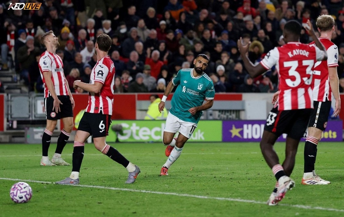 Bàn thắng muộn của Salah không giúp Liverpool có điểm | Keolive