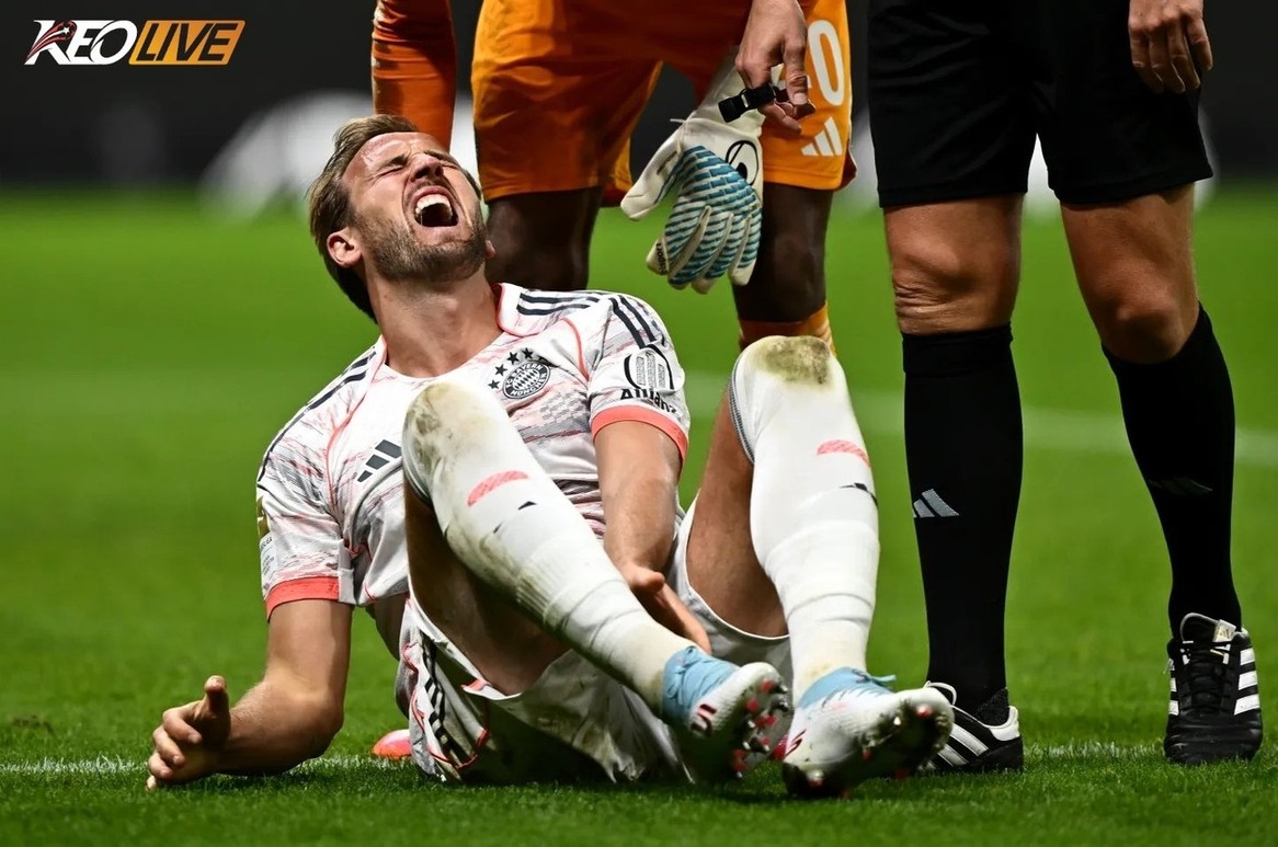 Việc Kane rời sân với chấn thương đem đên nối lo lắng cho các fan của Bayern | Keolive