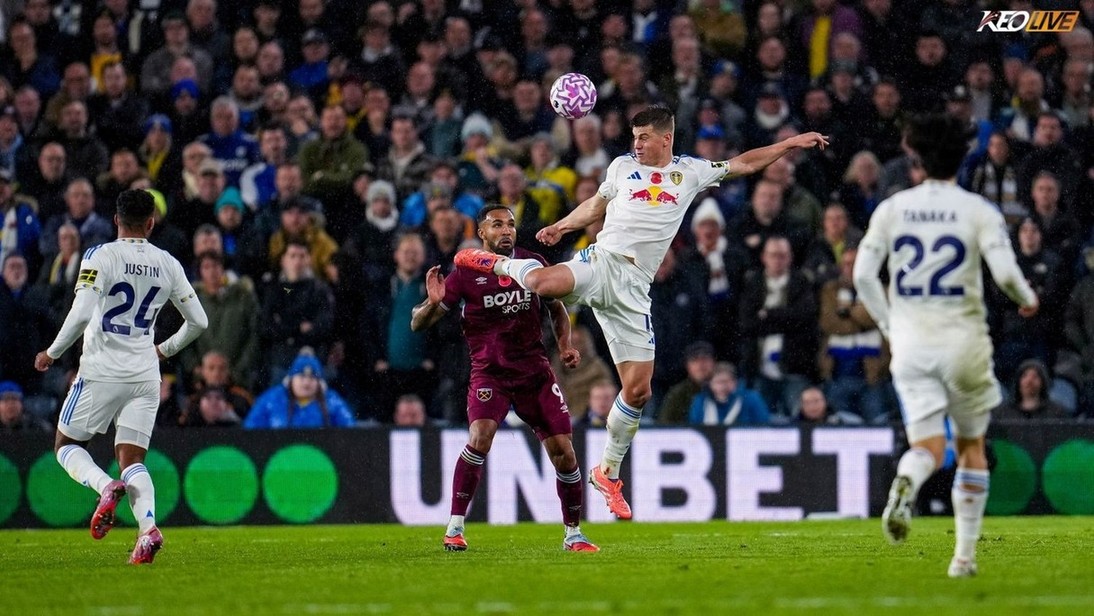 Leeds thi đấu hưng phấn và có bàn nhân đôi cách biệt không lâu sau đó | Keolive