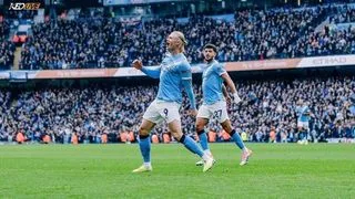 Hình ảnh cho bài Manchester City 2-0 Everton: Haaland là không thể ngăn cản