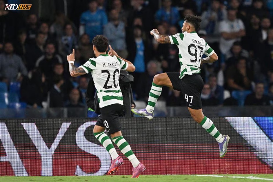 Suarez gỡ hòa trên chấm 11m cho Sporting | Keolive