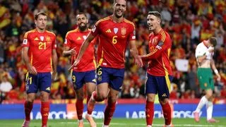 Hình ảnh cho bài Tây Ban Nha 4-0 Bulgaria: La Roja đặt một chân tới World Cup