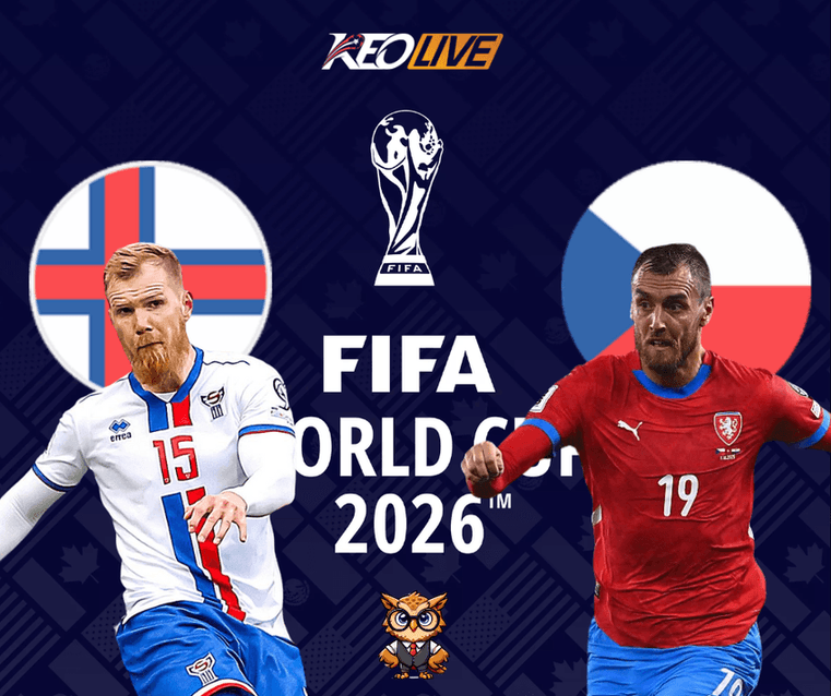 Quần đảo Faroe vs Cộng hòa Séc | Keolive