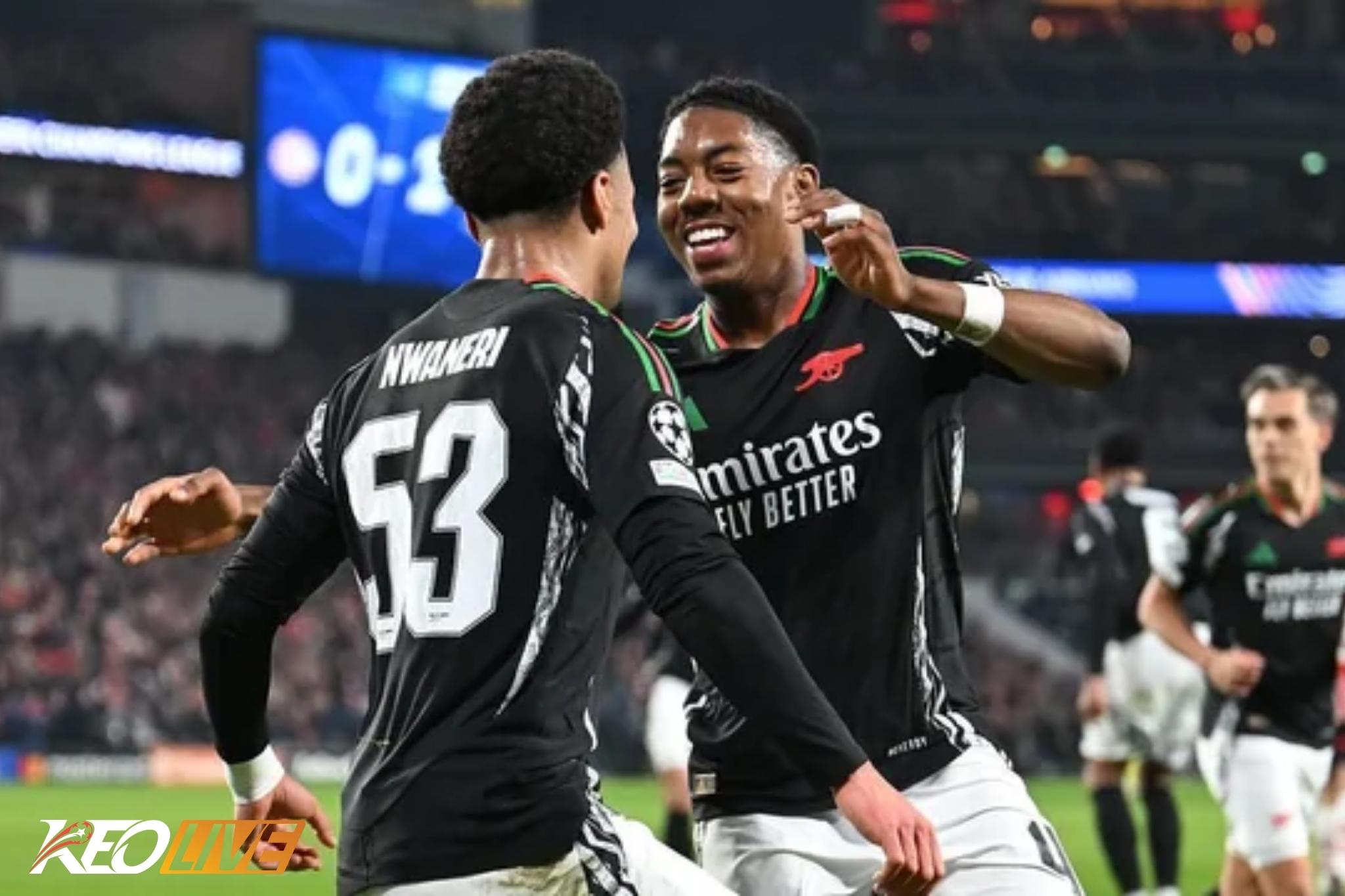 Bộ đôi từ Hale End của Arsenal có mùa giải thi đấu tốt | Keolive