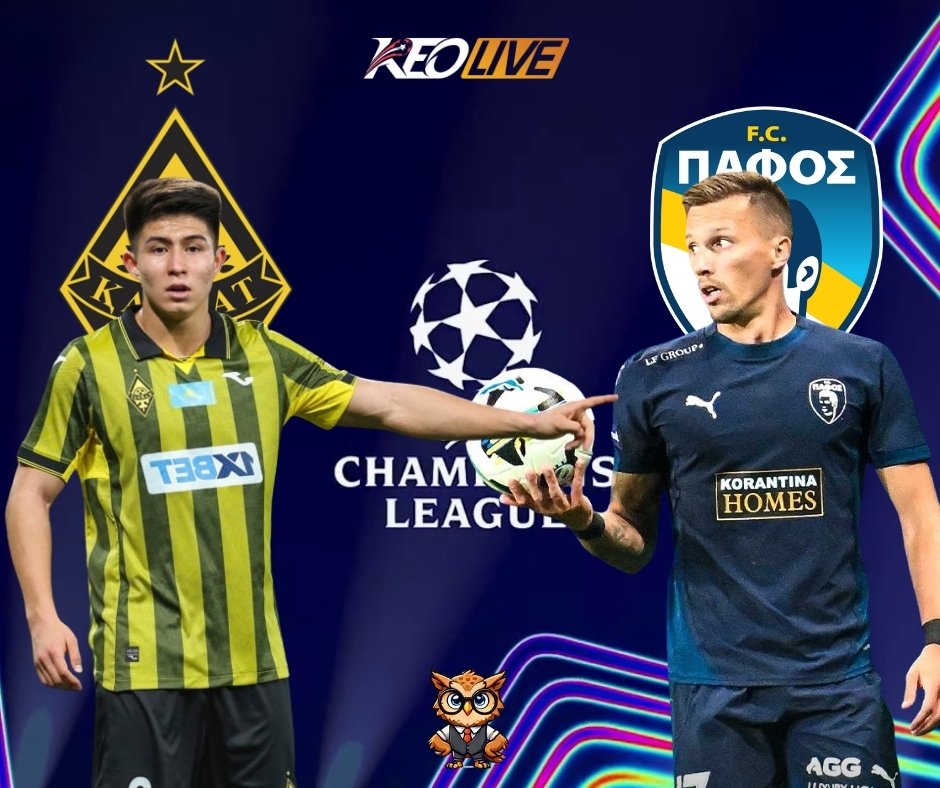 Kairat Almaty vs Pafos FC | Keolive