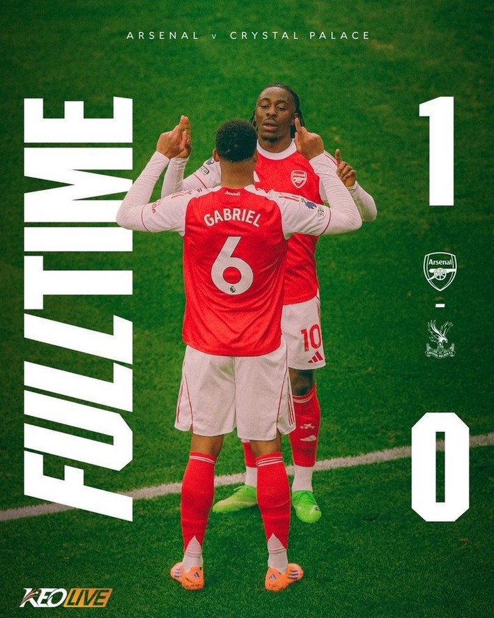 Arsenal 1-0 Crystal Palace | Keolive