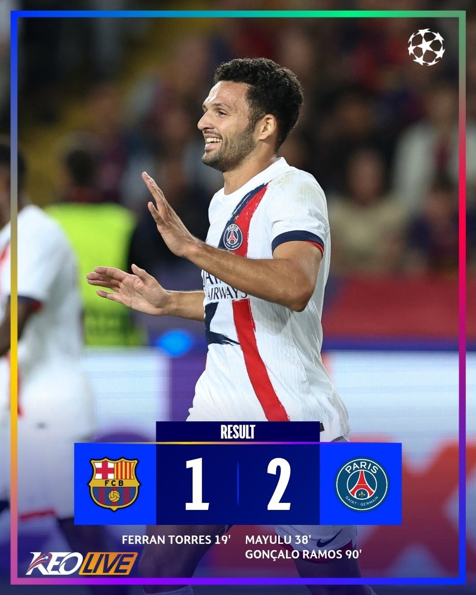 Barcelona 1-2 PSG | Keolive