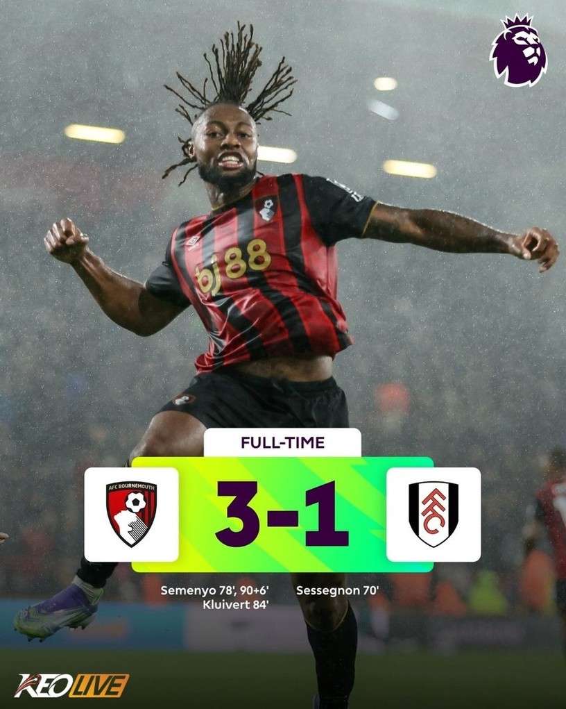 Bournemouth 3-1 Fulham | Keolive