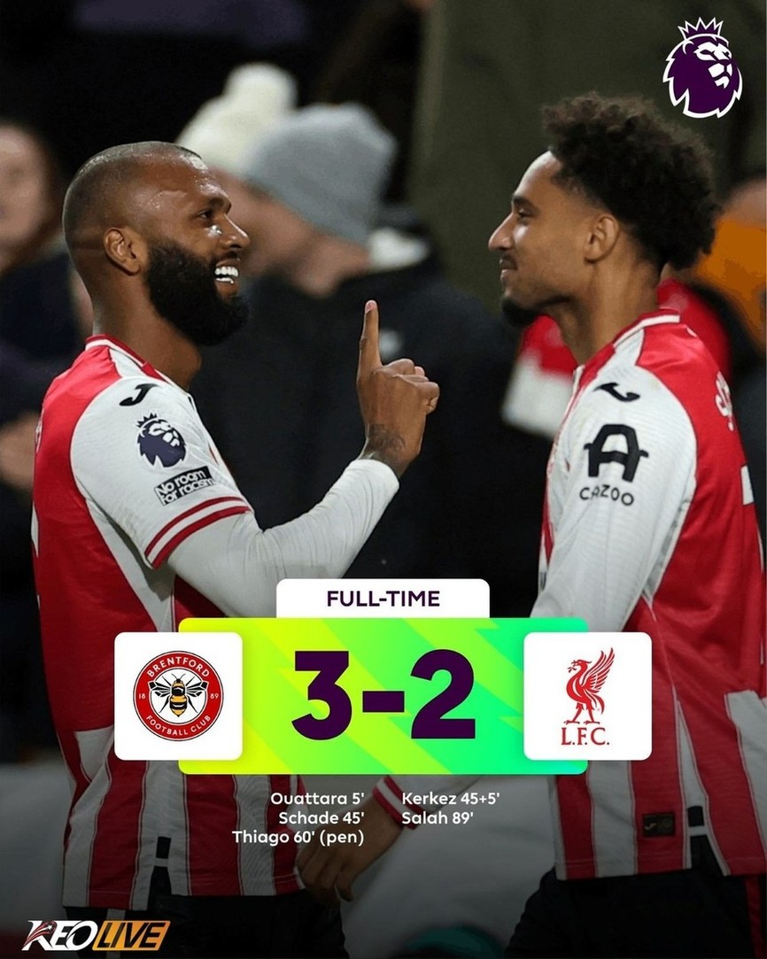 Brentford 3-2 Liverpool | Keolive