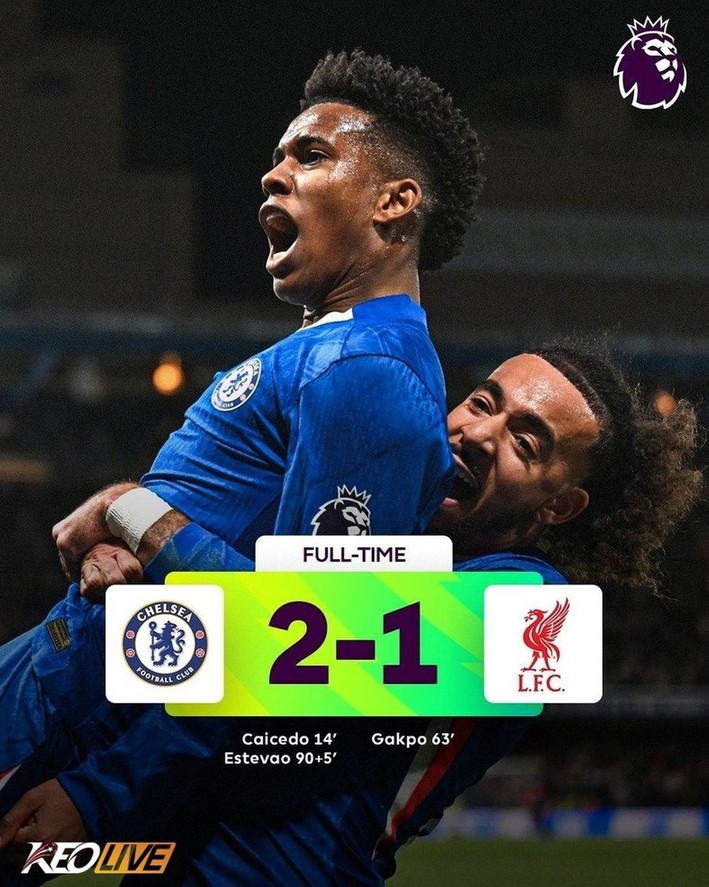 Chelsea 2-1 Liverpool | Keolive