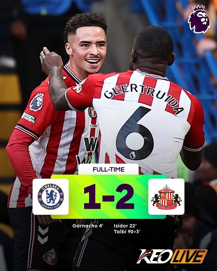Chelsea 1-2 Sunderland | Keolive