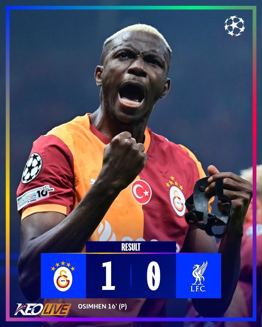 Galatasaray 1-0 Liverpool | Keolive