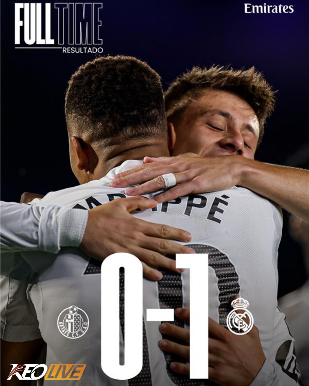 Getafe 0-1 Real Madrid | Keolive