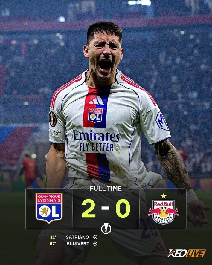 Lyon 2-0 RB Salzburg | Keolive