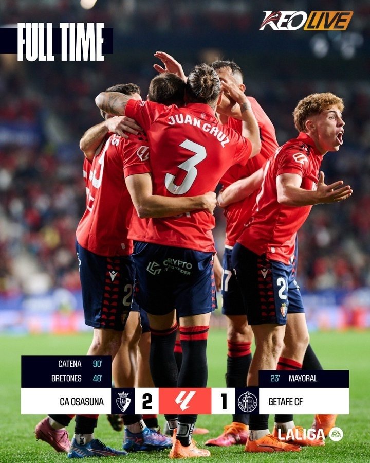Osasuna 2-1 Getafe | Keolive