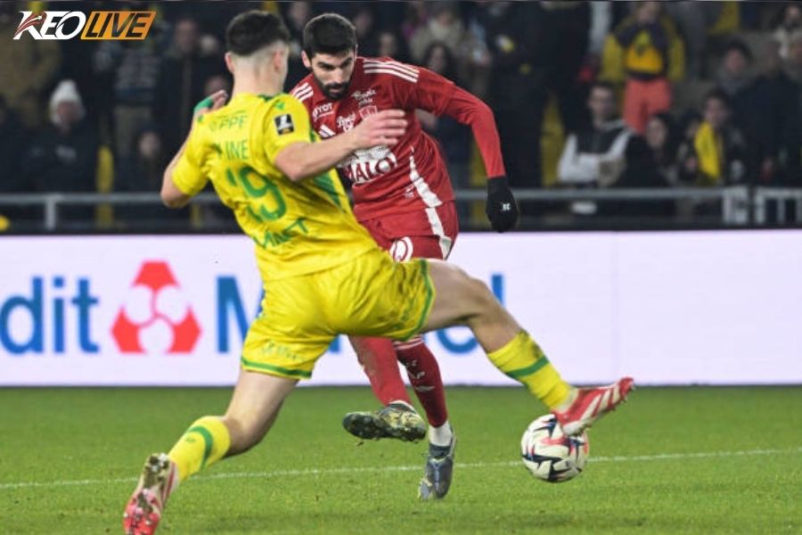 Lần gặp nhau gần nhất Brest vs Nantes | Keolive