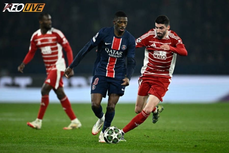 Lần gặp nhau gần nhất giữa Brest vs Paris Saint-Germain | Keolive