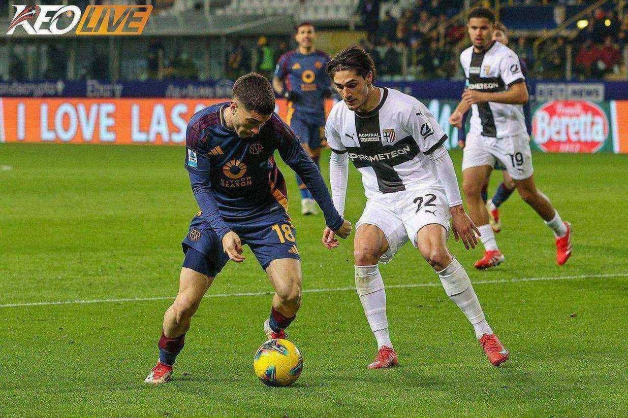 Lần đối đầu gần nhất giữa Roma vs Parma | Keolive