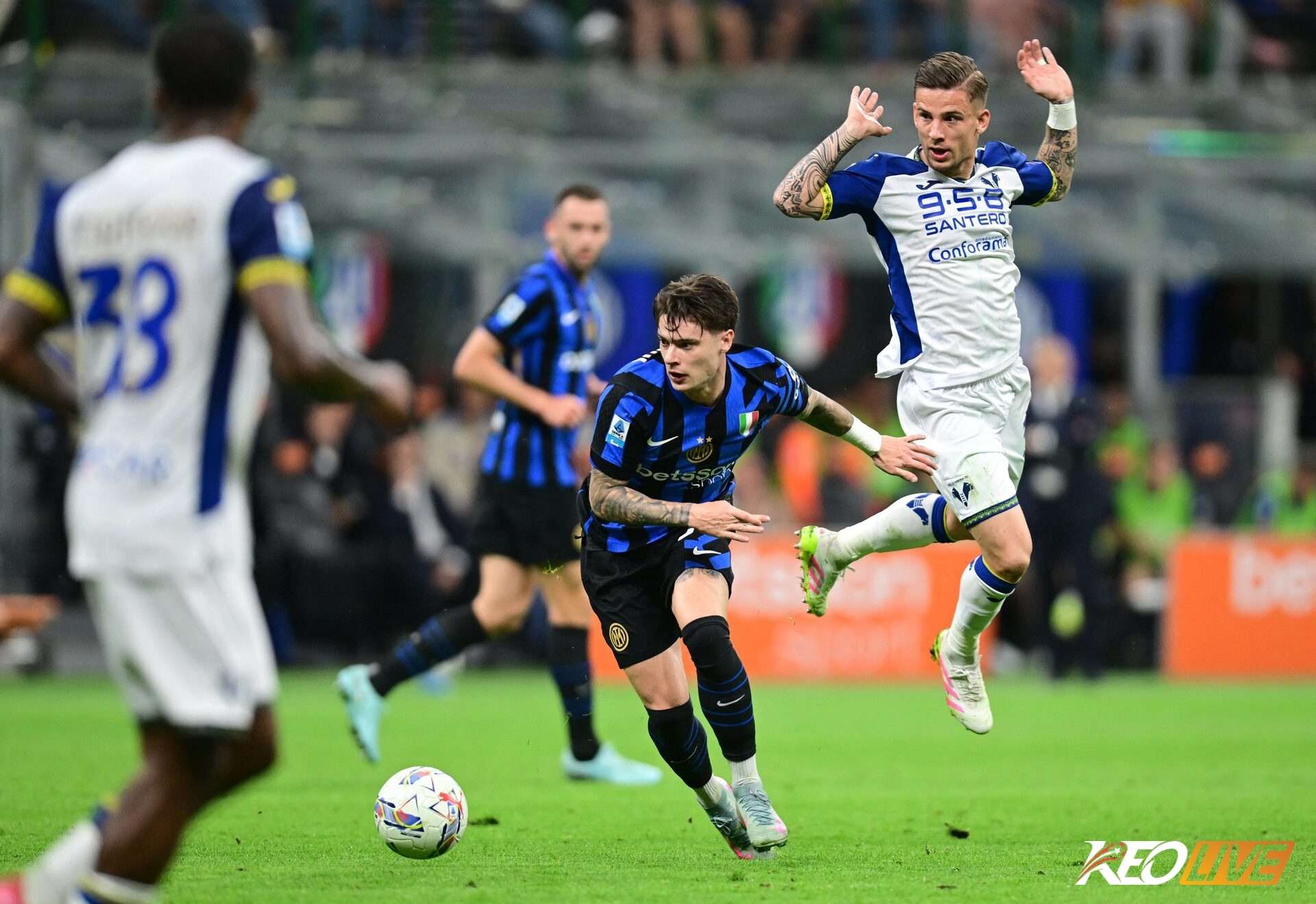 Lần gặp nhau gần nhất Hellas Verona vs Inter Milan | Keolive