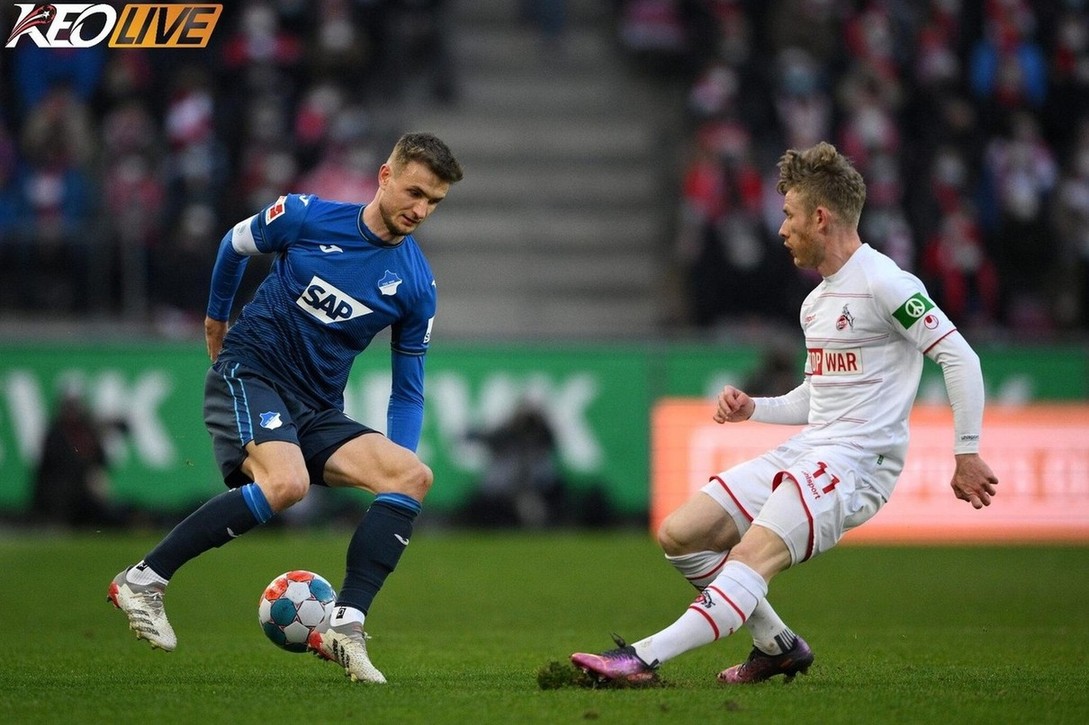 Lần chạm trán gần nhất giữa Hoffenheim vs 1. FC Köln | Keolive