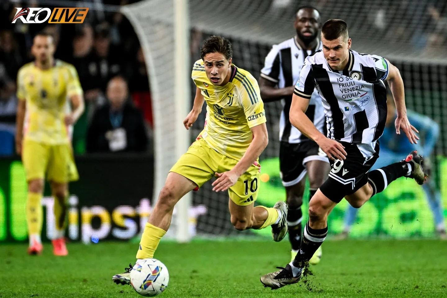 Lần gặp nhau gần nhất Juventus vs Udinese | Keolive