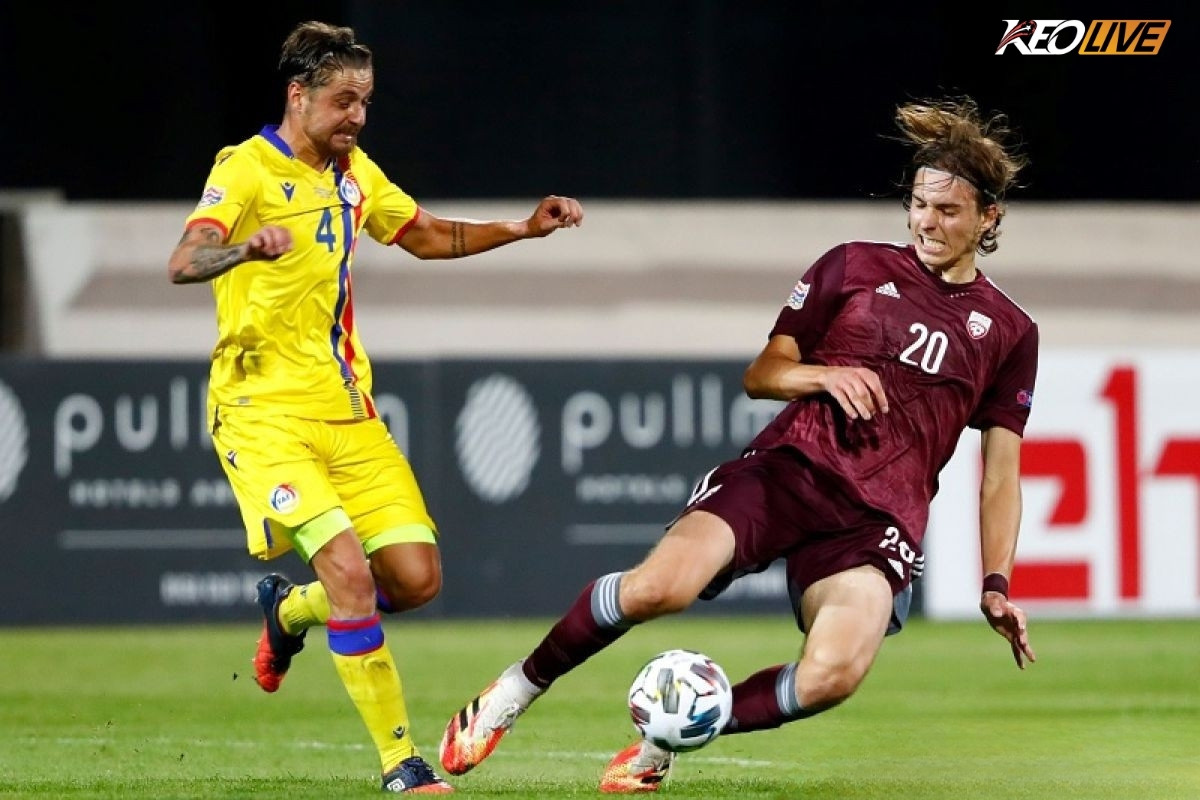 Lần gặp nhau gần nhất Latvia vs Andorra | Keolive