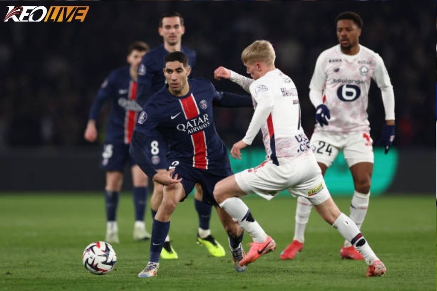 Lần gặp nhau gần nhất Lille vs Paris Saint-Germain | Keolive