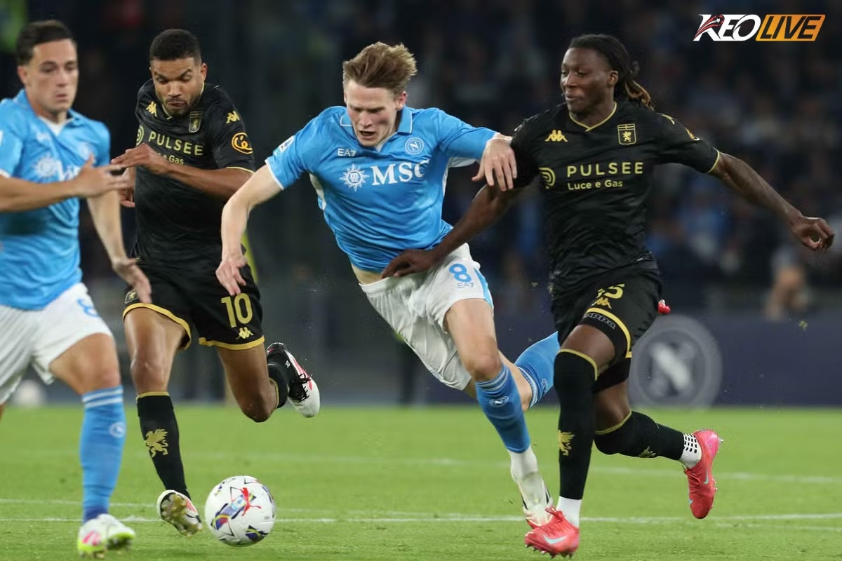 Lần gặp nhau gần nhất Napoli vs Genoa | Keolive