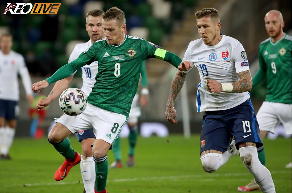Lịch sử đối đầu gần nhất giữa Northern Ireland vs Slovakia | Keolive
