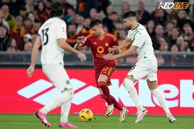 Lần gặp nhau gần nhất Sassuolo vs AS Roma | Keolive