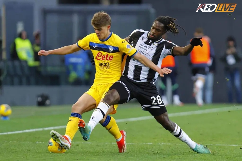 Lần gặp nhau gần nhất Udinese vs Atalanta | Keolive