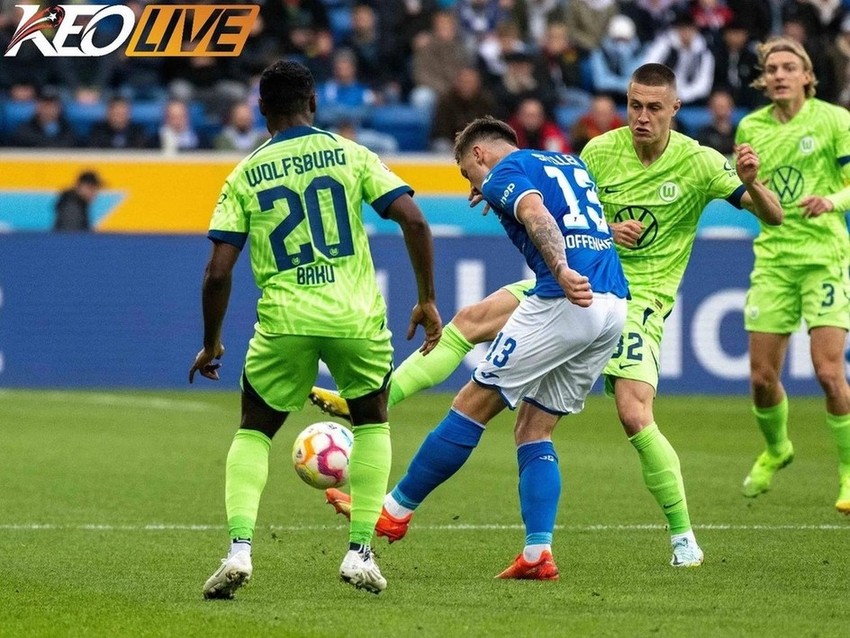 Lần gặp nhau gần nhất giữa Wolfsburg vs Hoffenheim | Keolive