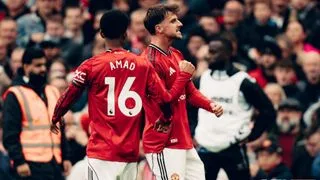 Hình ảnh cho bài Manchester United 2-0 Sunderland: Mount và Šeško giữ lại 3 điểm cho MU