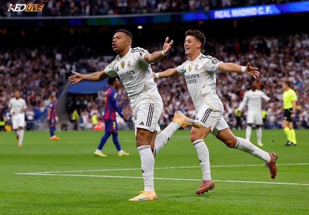 Los Blancos đánh bại Barcelona ở Siêu Kinh Điển vừa qua | Keolive