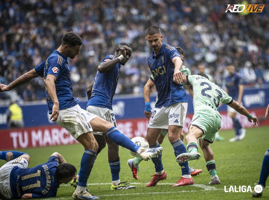 Real Oviedo đang đứng vị trí thứ 17 trên BXH | Keolive