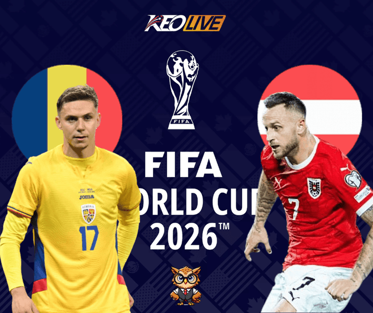 Romania vs Áo | Keolive