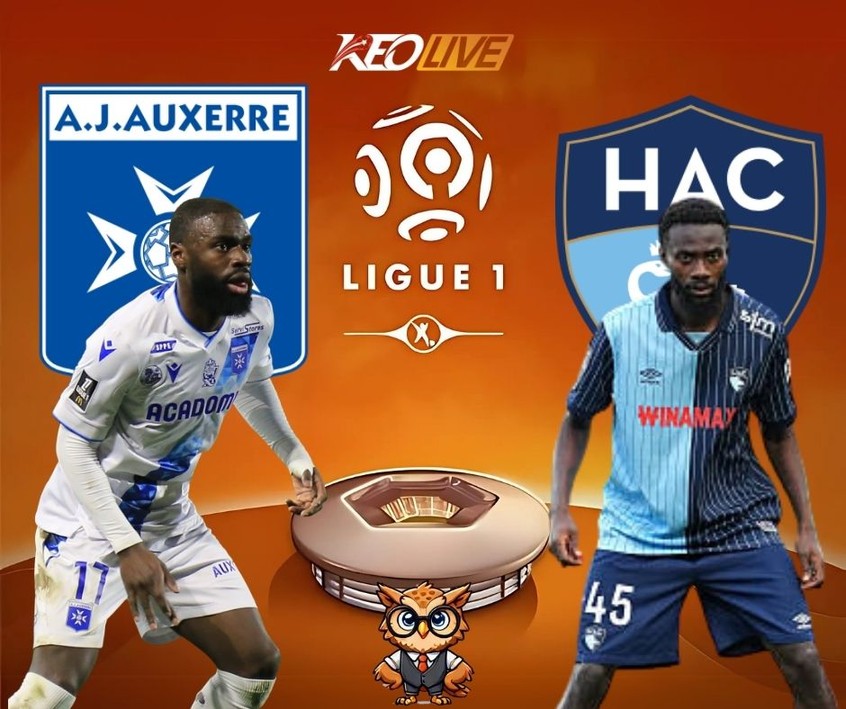 Trận đấu giữa Auxerre vs Le Havre | Keolive