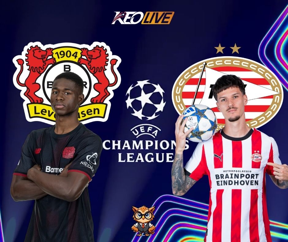 Trận đấu giữa Bayer Leverkusen vs PSV Eindhoven | Keolive