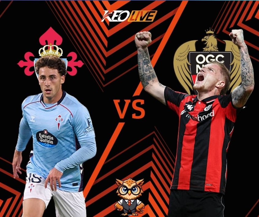 Trận đấu giữa Celta Vigo vs Nice | Keolive