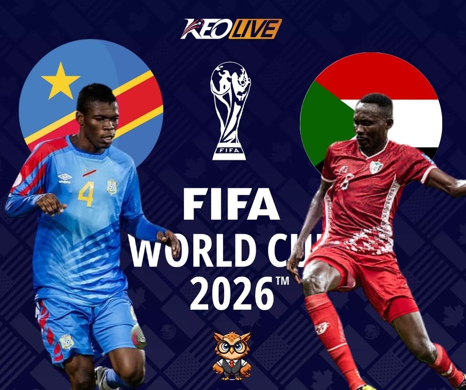 Trận đấu giữa DR Congo vs Sudan | Keolive