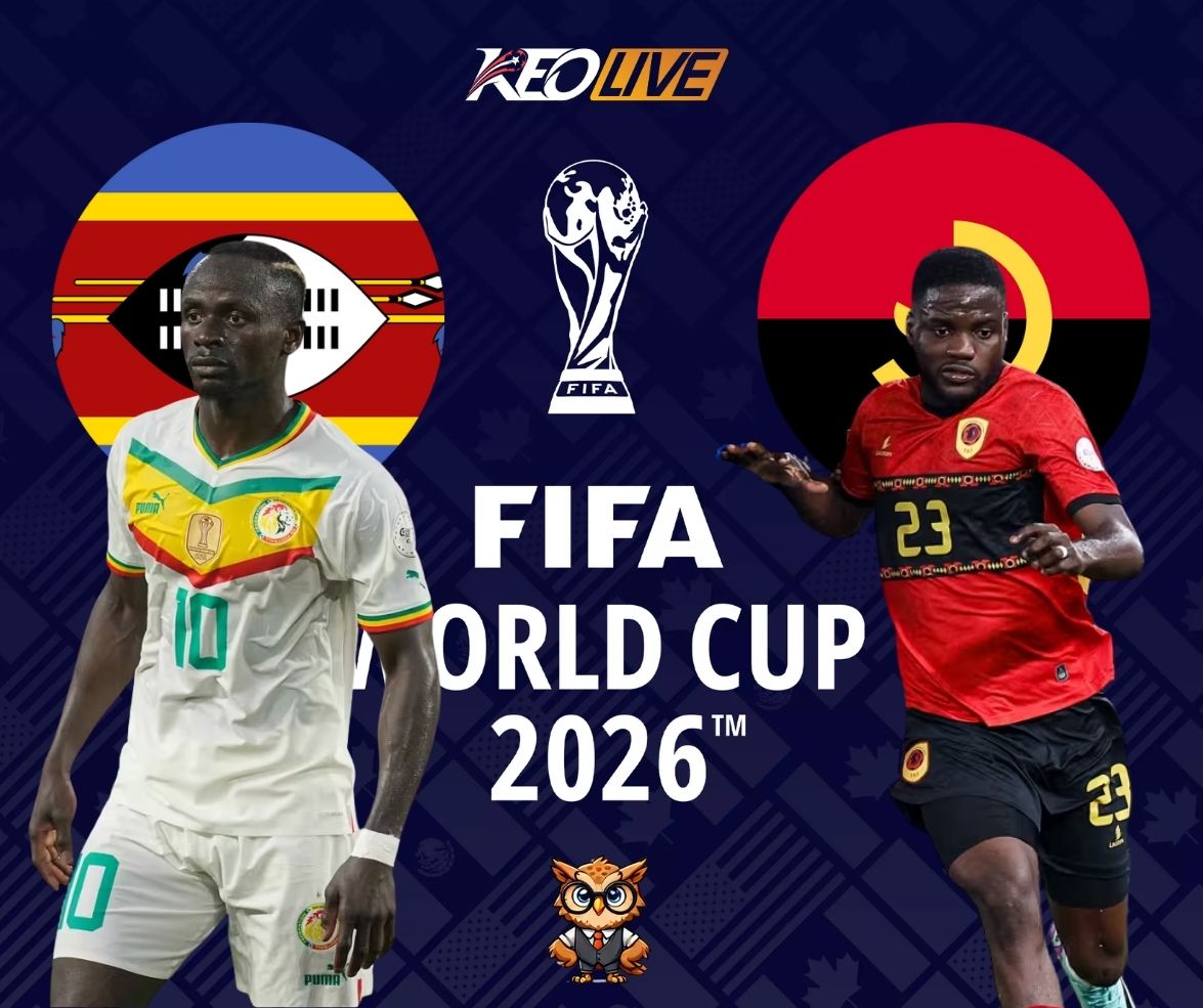 Trận đấu giữa Eswatini vs Angola | Keolive