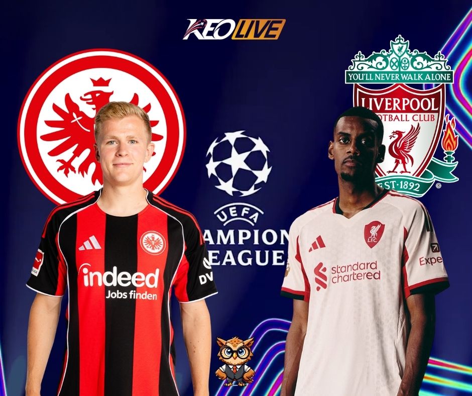 Trận đấu giữa Frankfurt vs Liverpool | Keolive