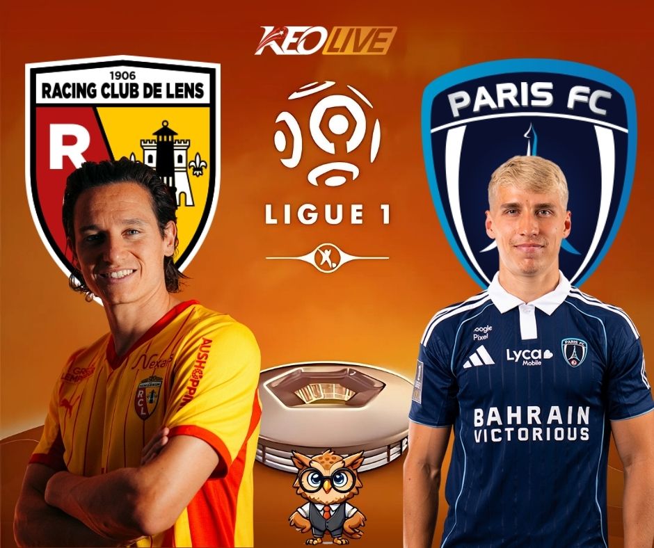 Trận đấu giữa Lens vs Paris FC | Keolive