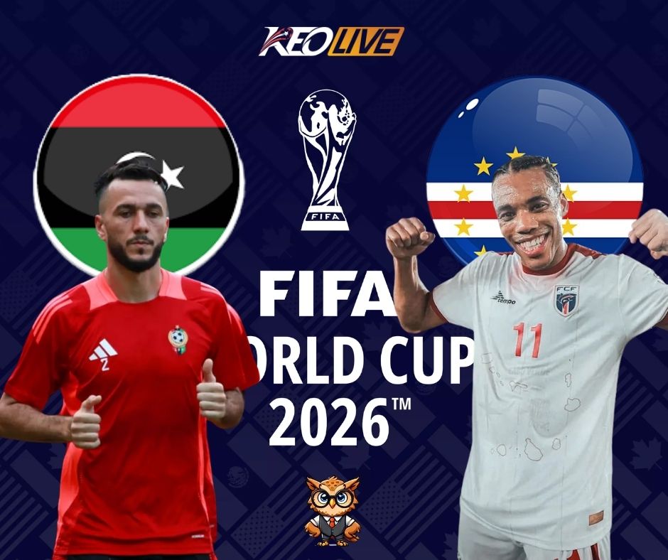 Trận đấu giữa Libya vs Cape Verde | Keolive